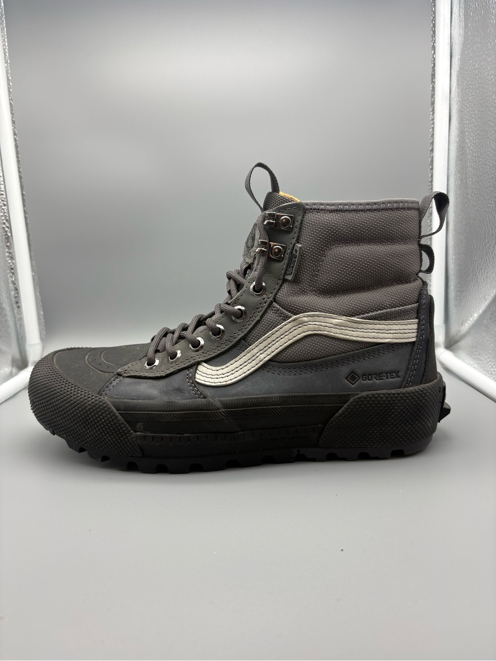 Vans | Sk8-Hi Gore-Tex MTE-3 Shoes ; Black Grey ; Womens 8